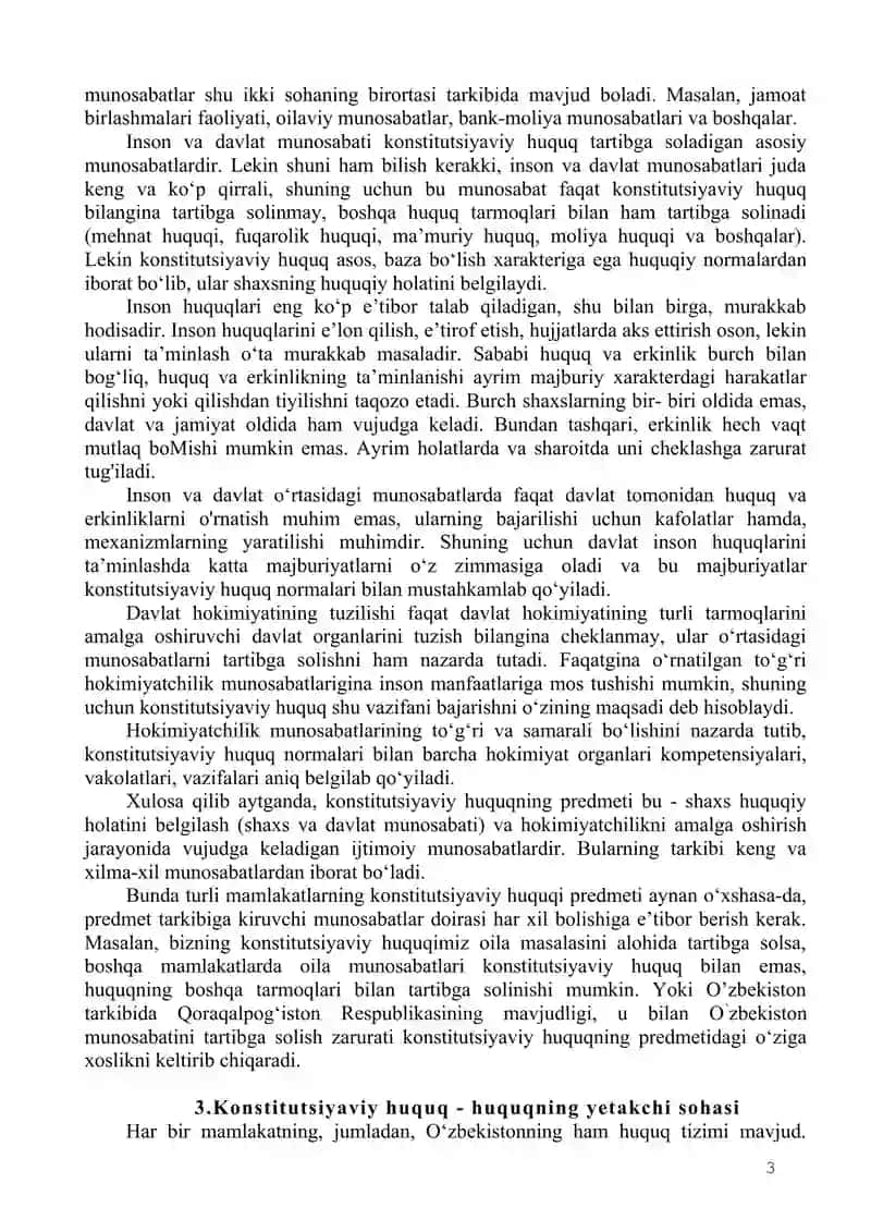 Konstitutsiyaviy huquqning umumiy tasnifi 3