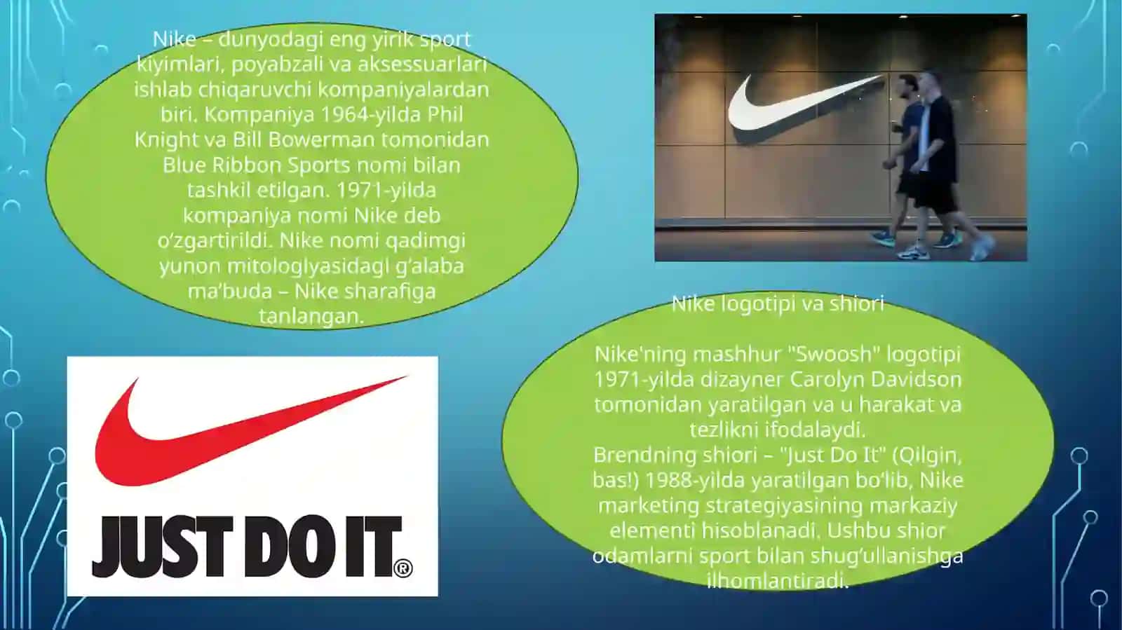 Nike kompaniyasi haqida umumiy ma'lumot va uning marketing usullari 3