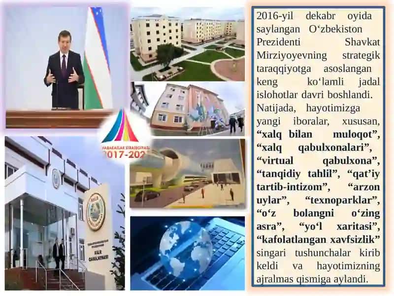 Yangi O‘zbekistonda amalga oshirilayotgan islohotlar 3
