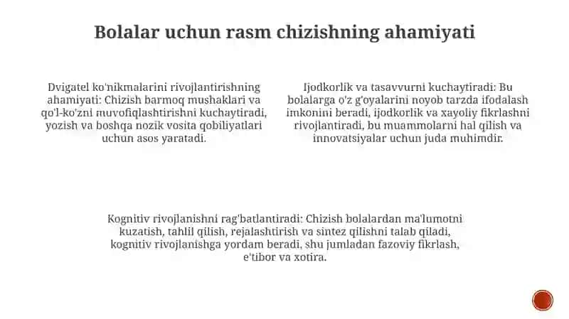 O'Rta Guruh Yoshidagi Bolalarni Dekorativ Rasm Chizishga O'Rgatish 3