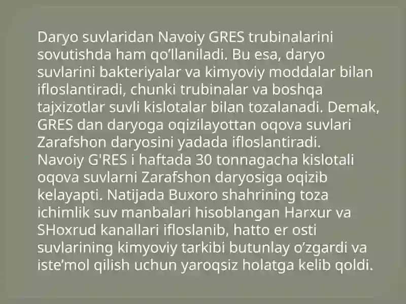 BUXORO VILOYATIDAGI SUV MUAMMOLARI VA OQOVA SUVLARNI BIOLOGIK USULDA TOZALASHNING ISTIQBOLLARI 3