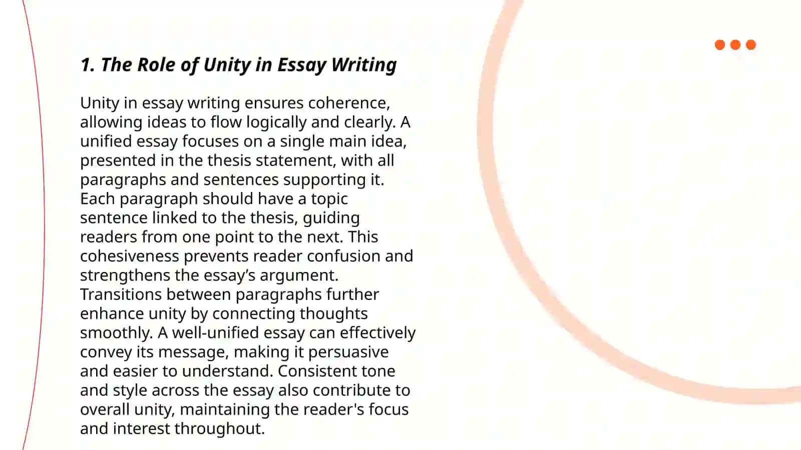 Unity and Coherence 3