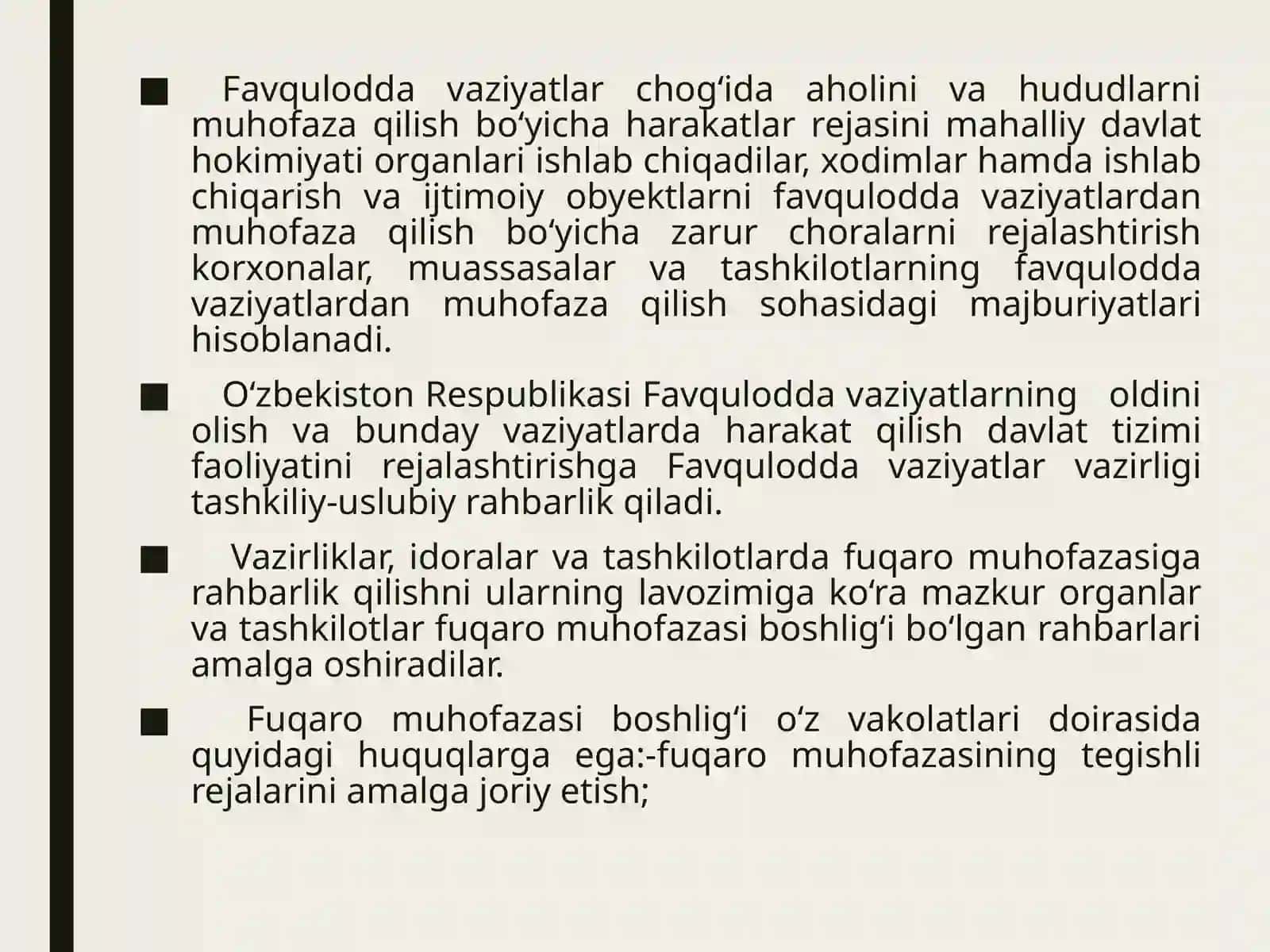 Aholi va hududlarni tabiiy va texnogen xususiyatli favqulodda vaziyatlardan muhofaza qilish rejasi 3