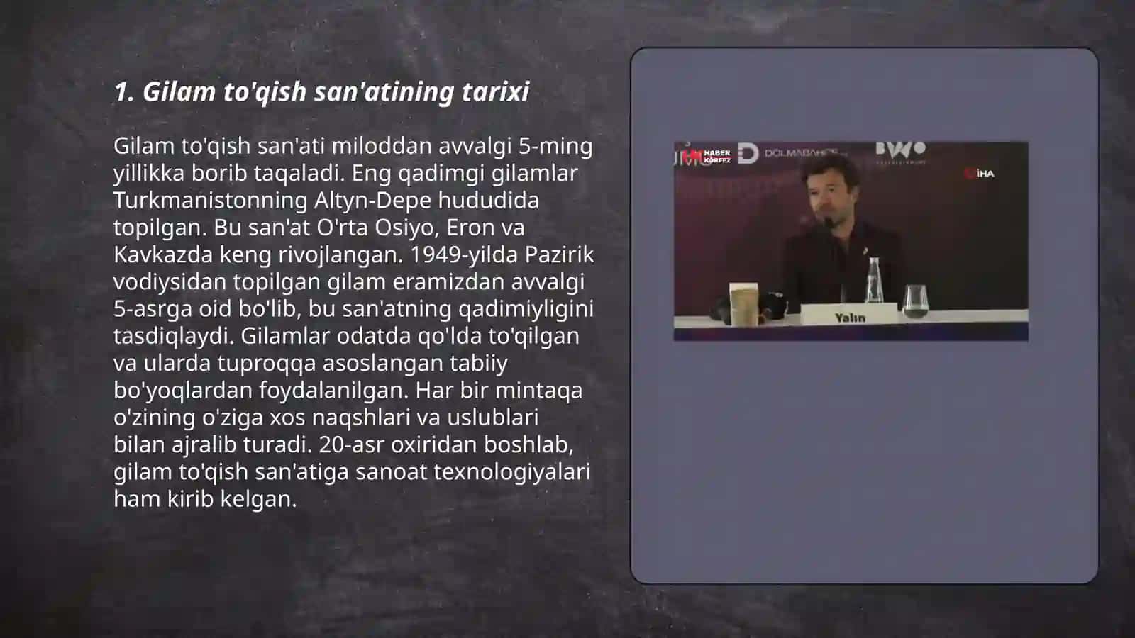 Turli xalqlarda gilam to'qish sanat 3