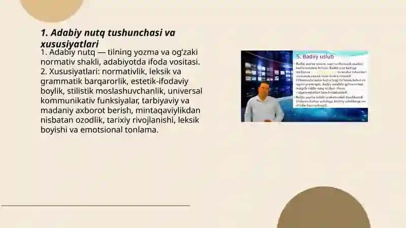 Adabiy nutq va uning uslubari 3
