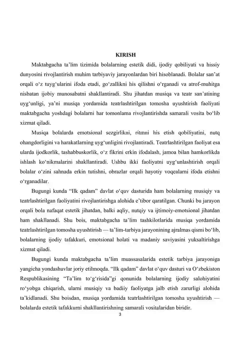 Musiqa yordamida teatrlashtirilgan tomosha uyushtirish 3