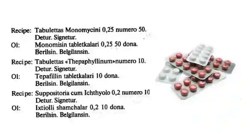 Retsepdagi asosiy qisqartmalar 3