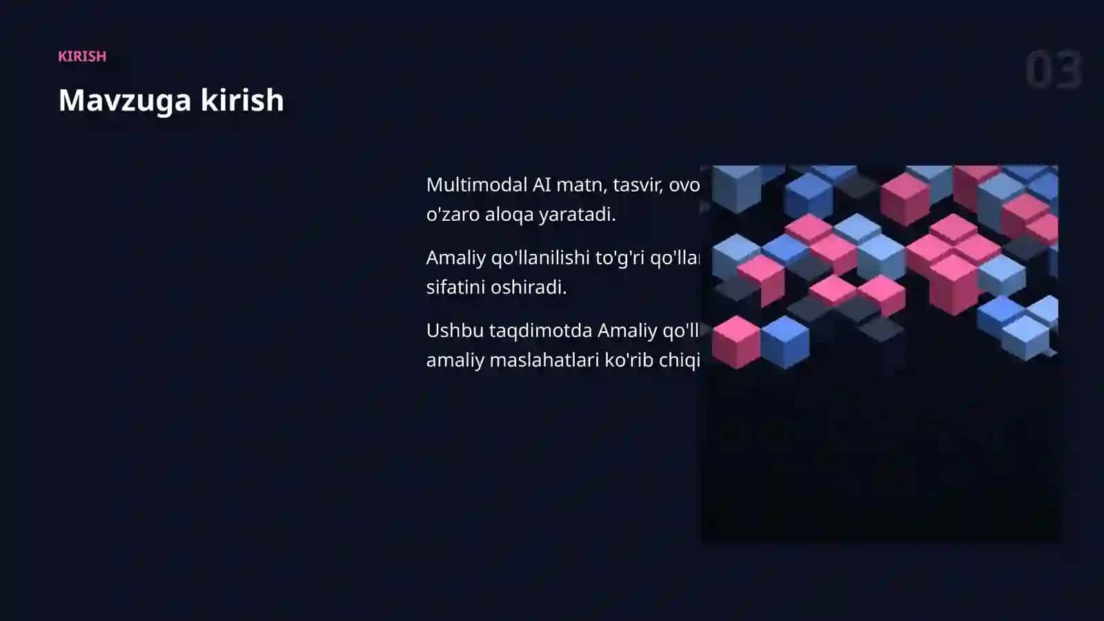 Multimodal AI 3