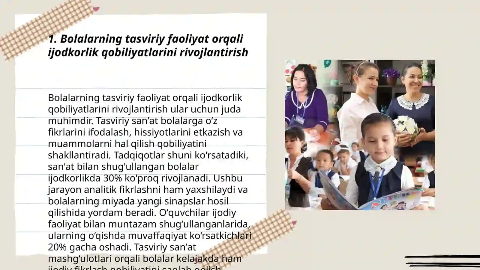 Tasviriy faoliyatning ahamiyati 3