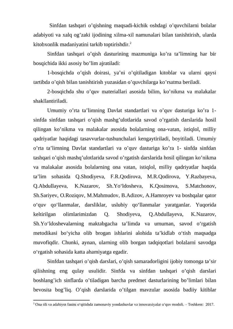 SINFDAN TASHQARI O‘QISH DARSLARIDA T.ADASHBOYЕV IJODINI O‘RGANISH 3