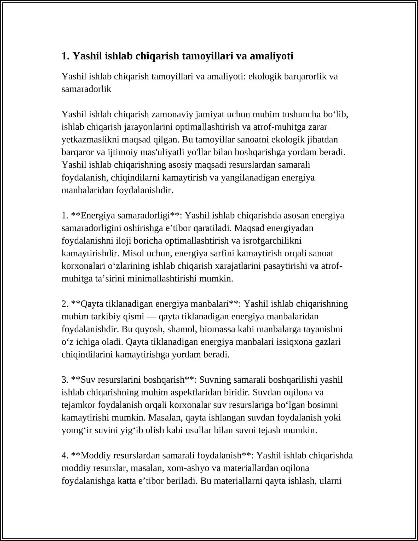YASHIL ISHLAB CHIQARISH VA YASHIL KASBLAR 3