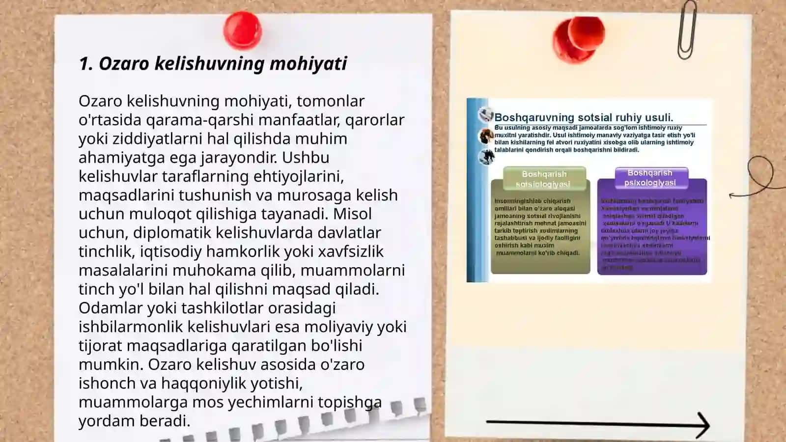 Ozaro kelishuvga asoslangan birgalikdagi faoliyat 3