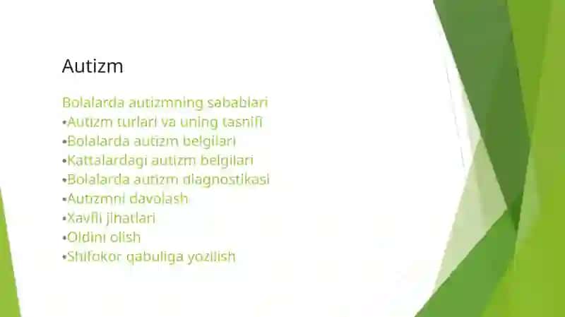 BOLALAR  AUTIZMI 3