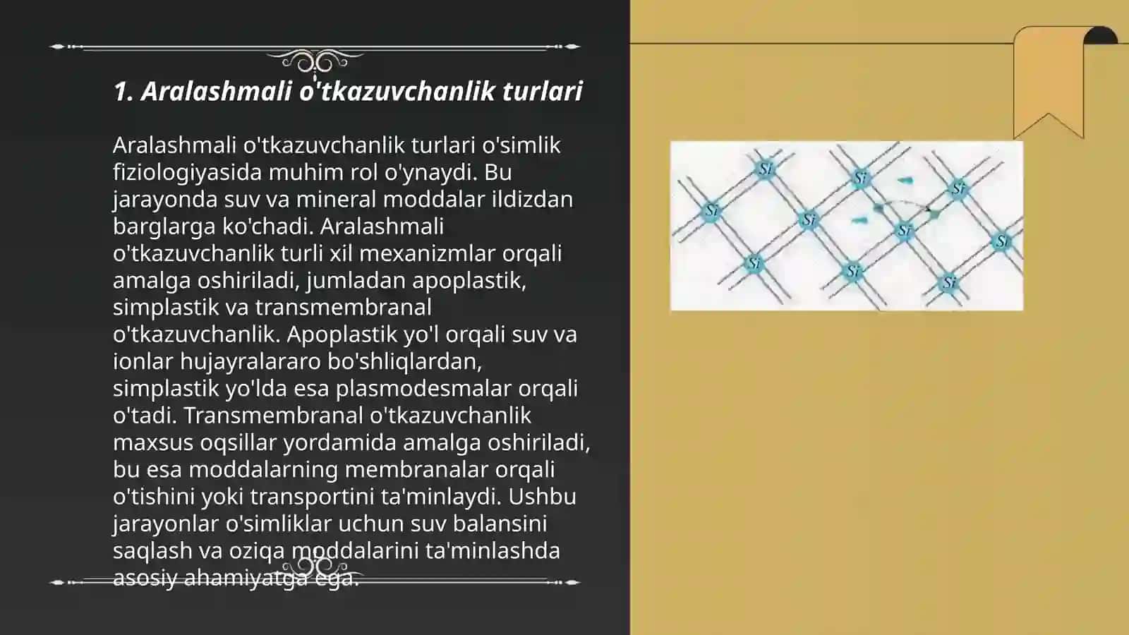 Aralashmali o'tkazuvchanlik turlari 3