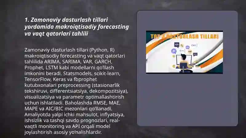 Zamonaviy dasturlash tillari 3