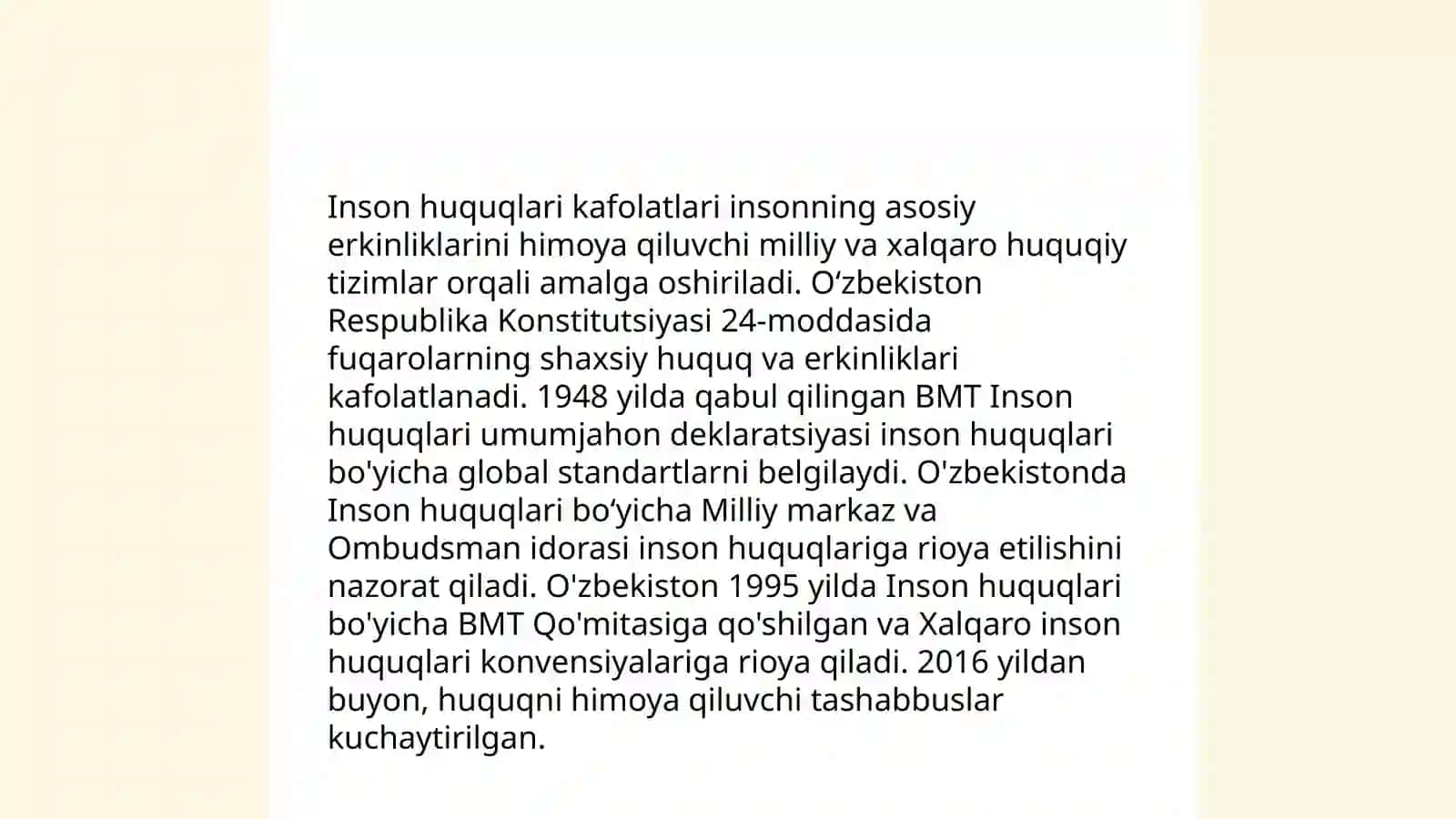 O'zbekiston respublikasi kanstitutsiyasi 3