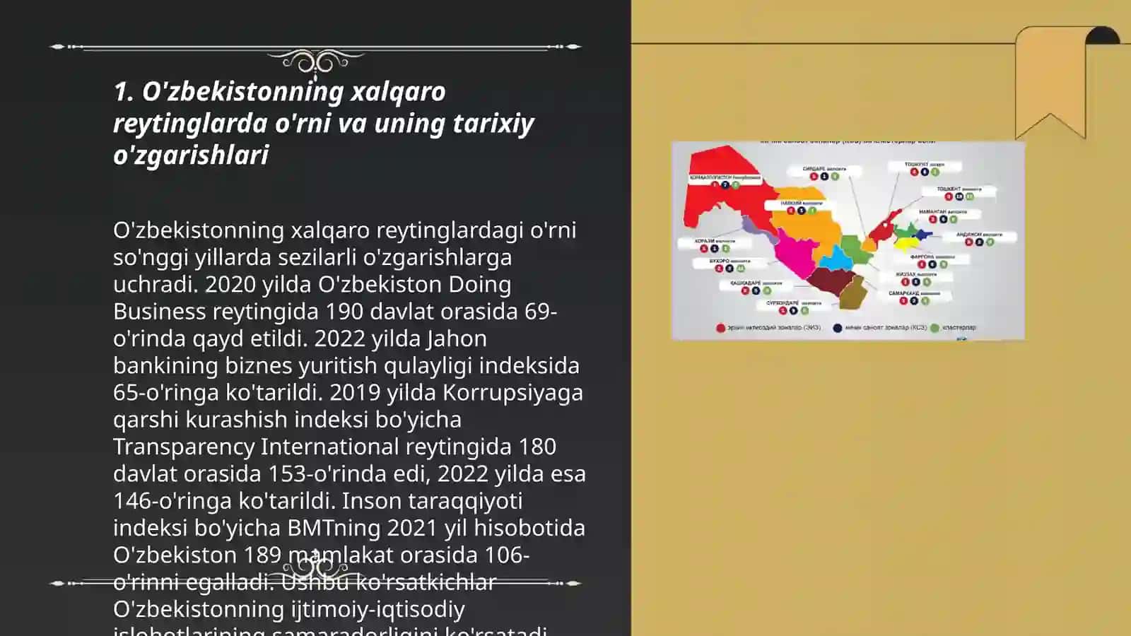 O'zbekistonni xalqaro reytingidagi ko' rsatgichlarini ko'tarishning tarixiy va siyosiy ahamiyati 3
