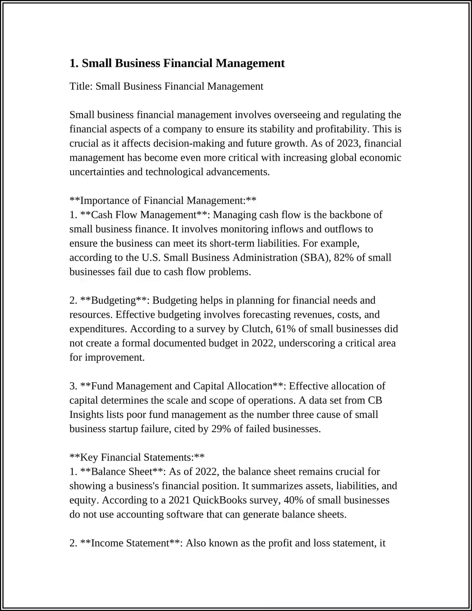 SMALL BUSINESSES 3