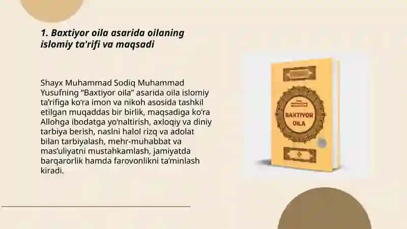 Baxtiyor oila' asarida islom gadrivatlarining talqini 3