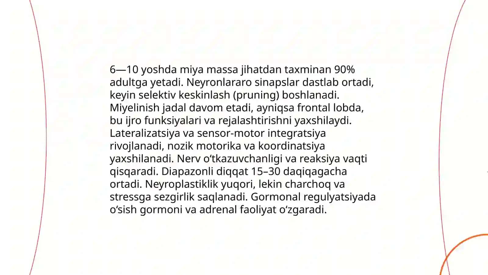 Kichik maktab yosh davrining psixafizilogiyasi xususiyatlari 3