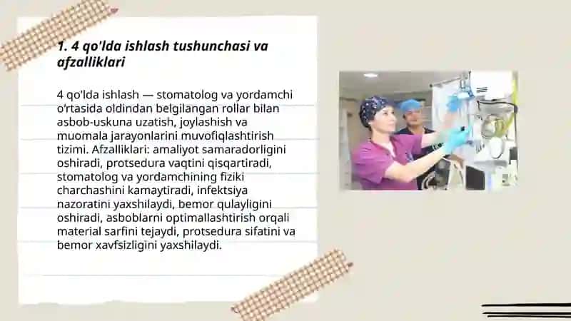 Tish yordamchisining ish joyi 3