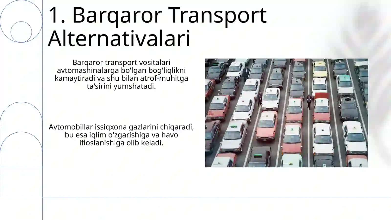 Avtomobillar atrof-muhitni ifloslovchi manba sifatida 3