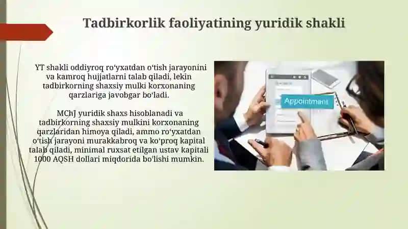 Xususiy Tadbirkorlikni Ròyxatdan Òtkazish Xususiyatlari 3
