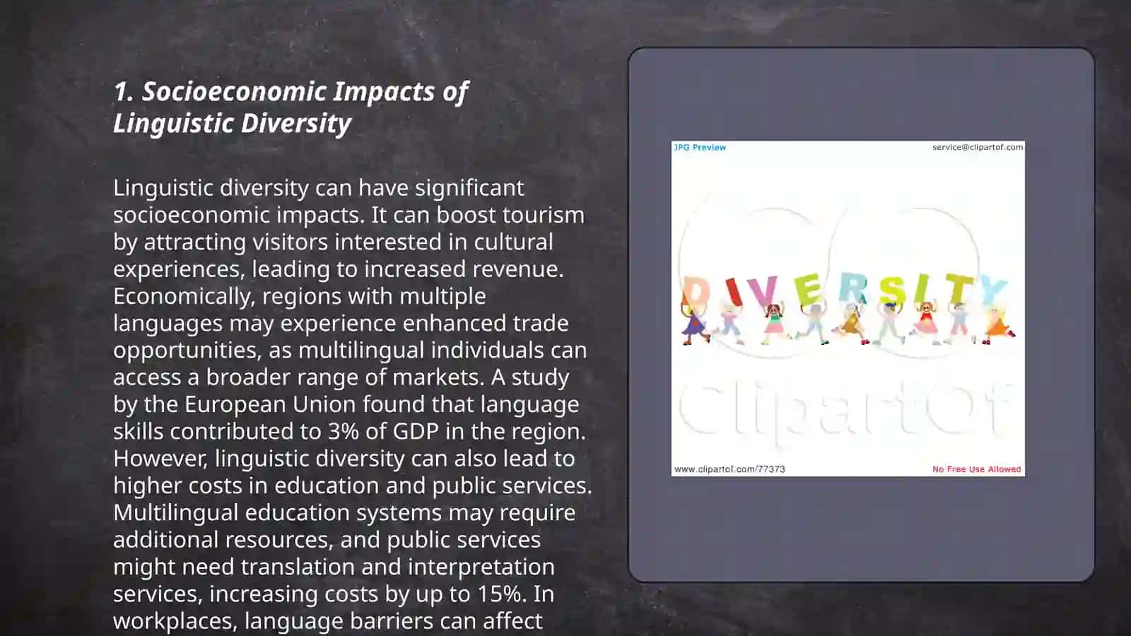 Linguistic diversity and poverty 3