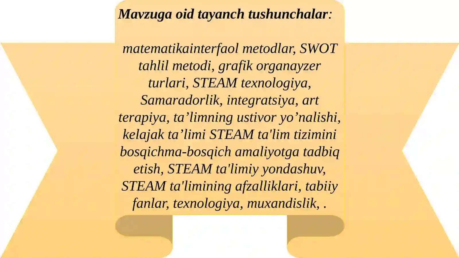 Interfaol usullar texnologiyada STEAM ta'limi 3