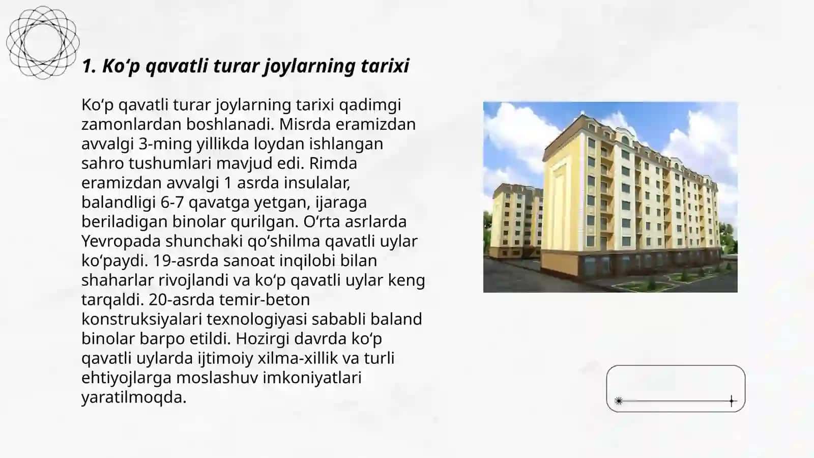 Koʻp qavatli turar joylar 3