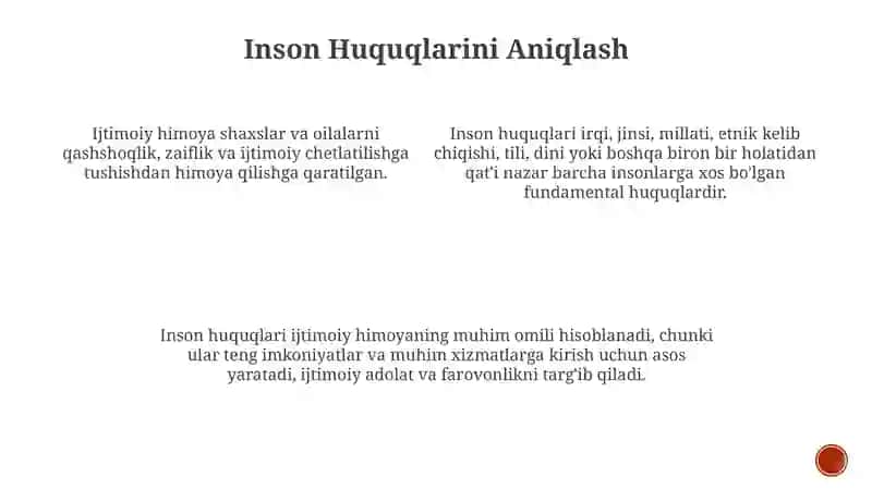 Inson huquqlari va ijtimoiy himoya 3