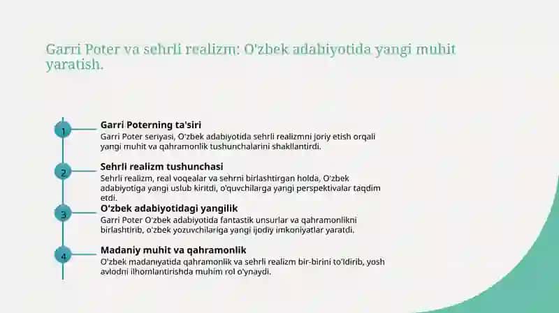 Garri Poter va sehrli realizm 3