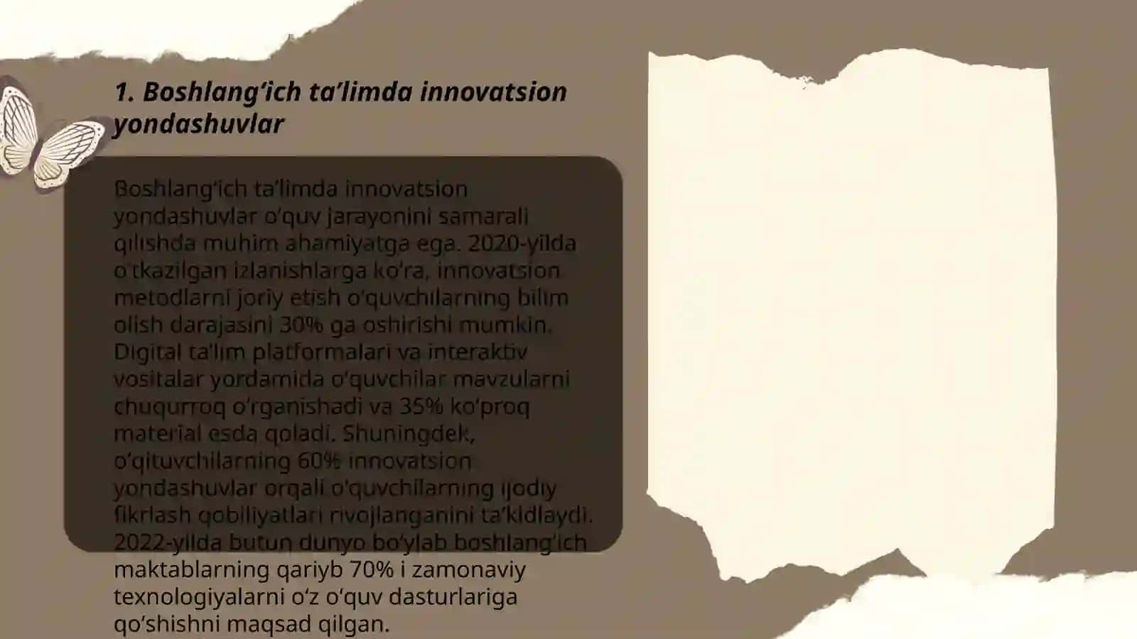 Boshlangʻich taʼlimda innovatsion va integratsiya fanining mazmuni, predmeti va metodologiyasi 3