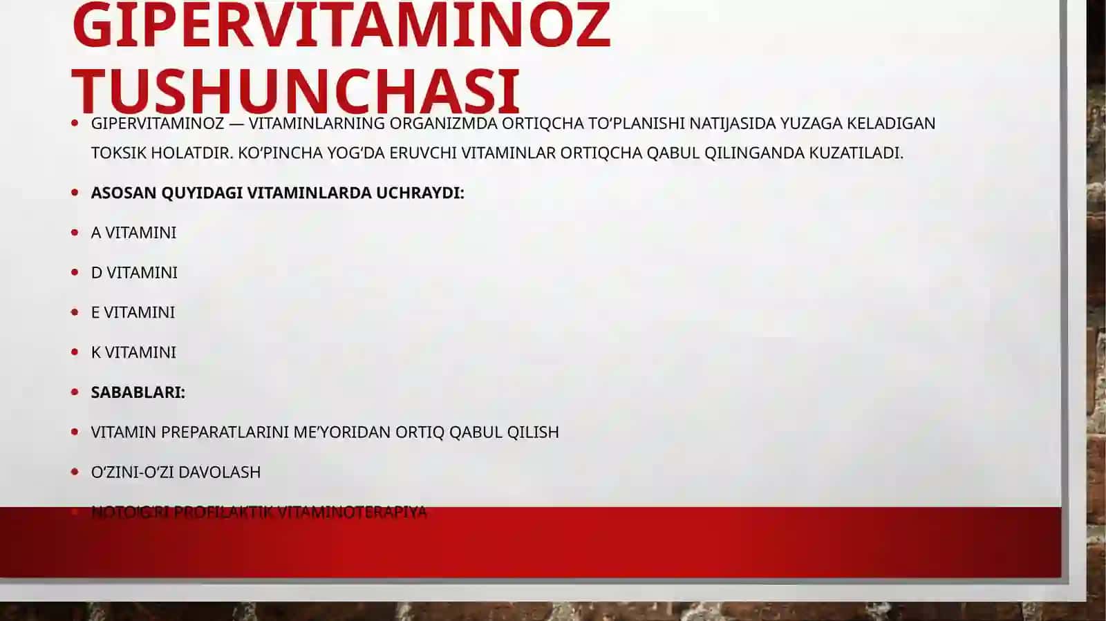 Gipovitaminozvagipervitaminozholatlari 3