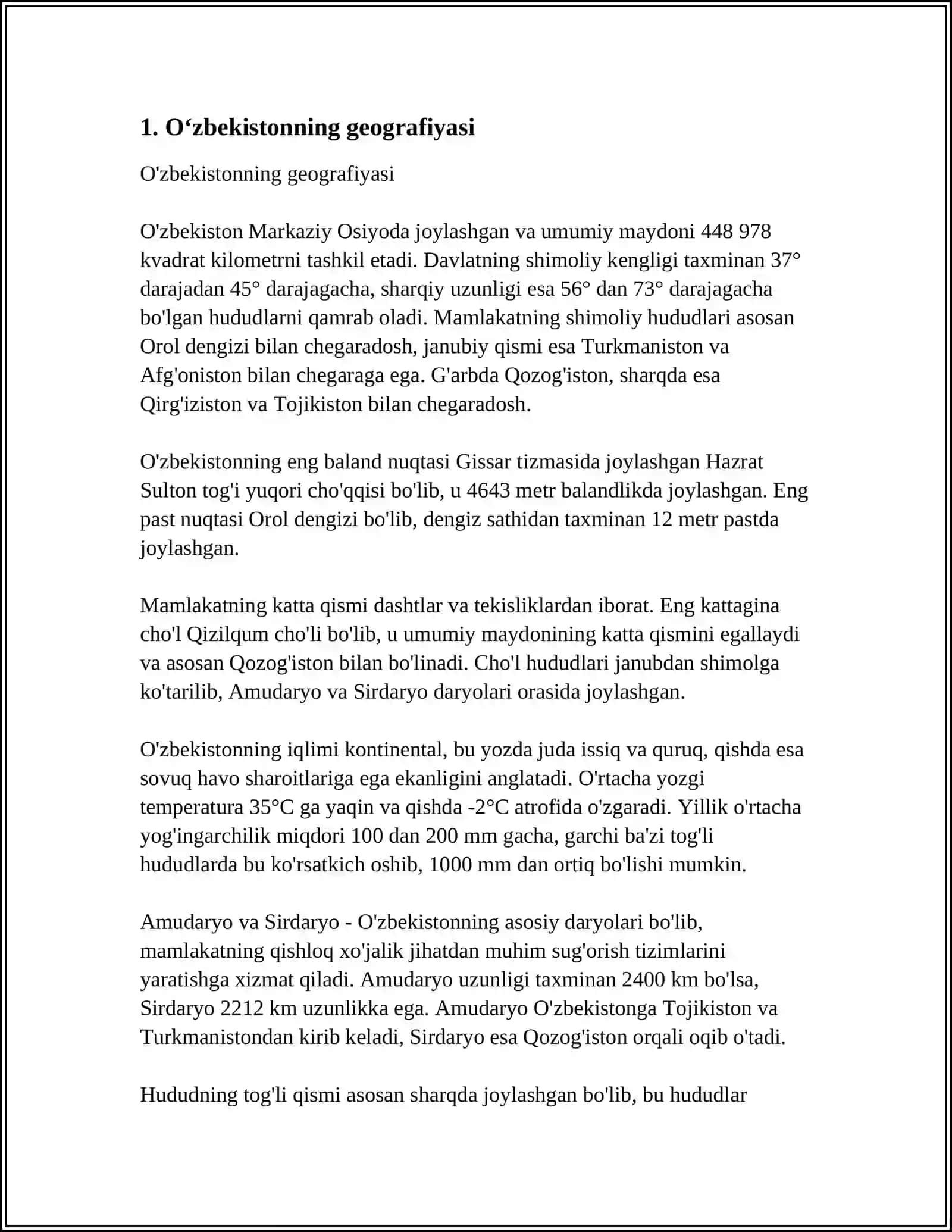 Oʻzbekiston haqida 3