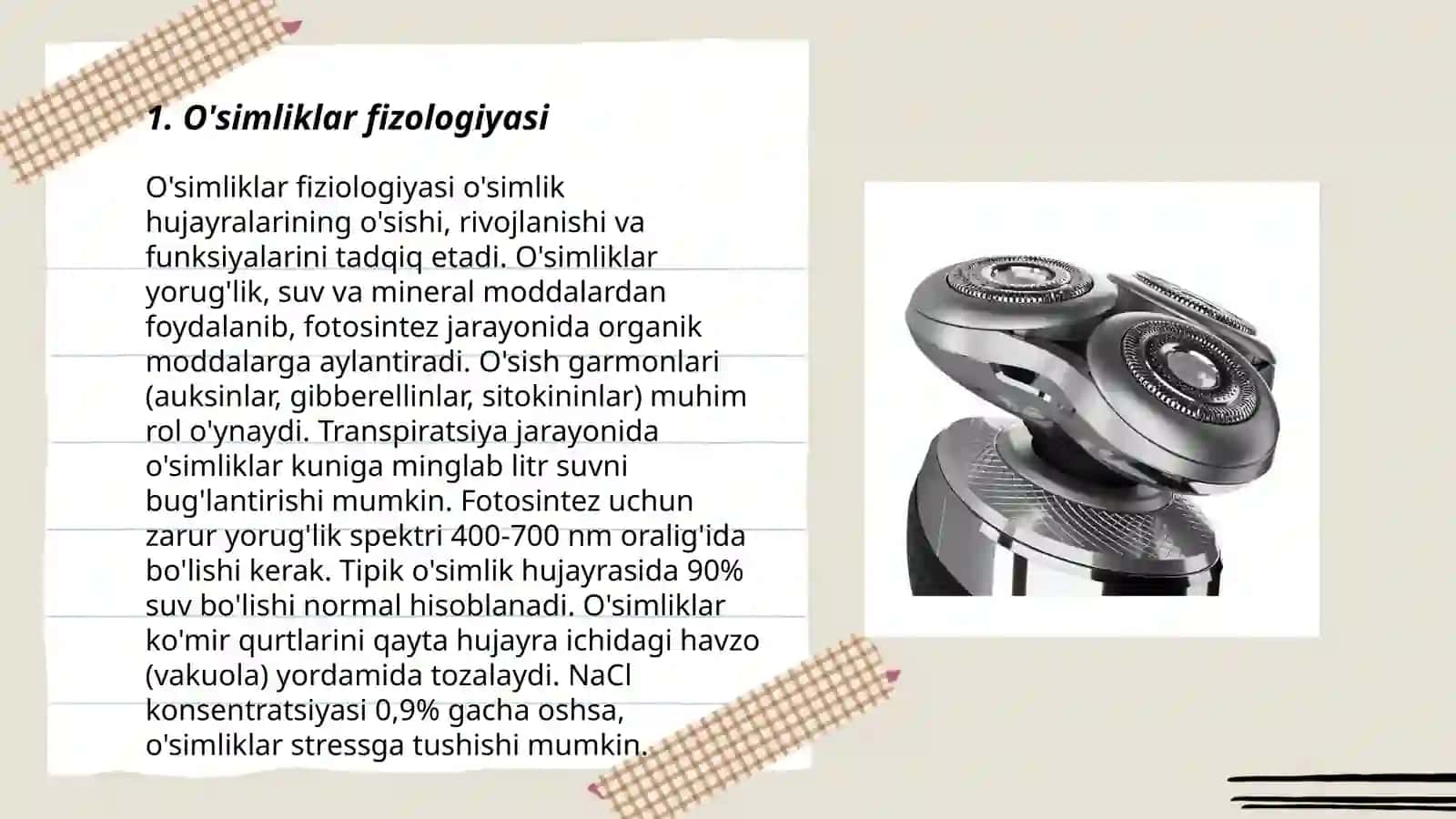 O'simliklar Fiziologiyasi 3