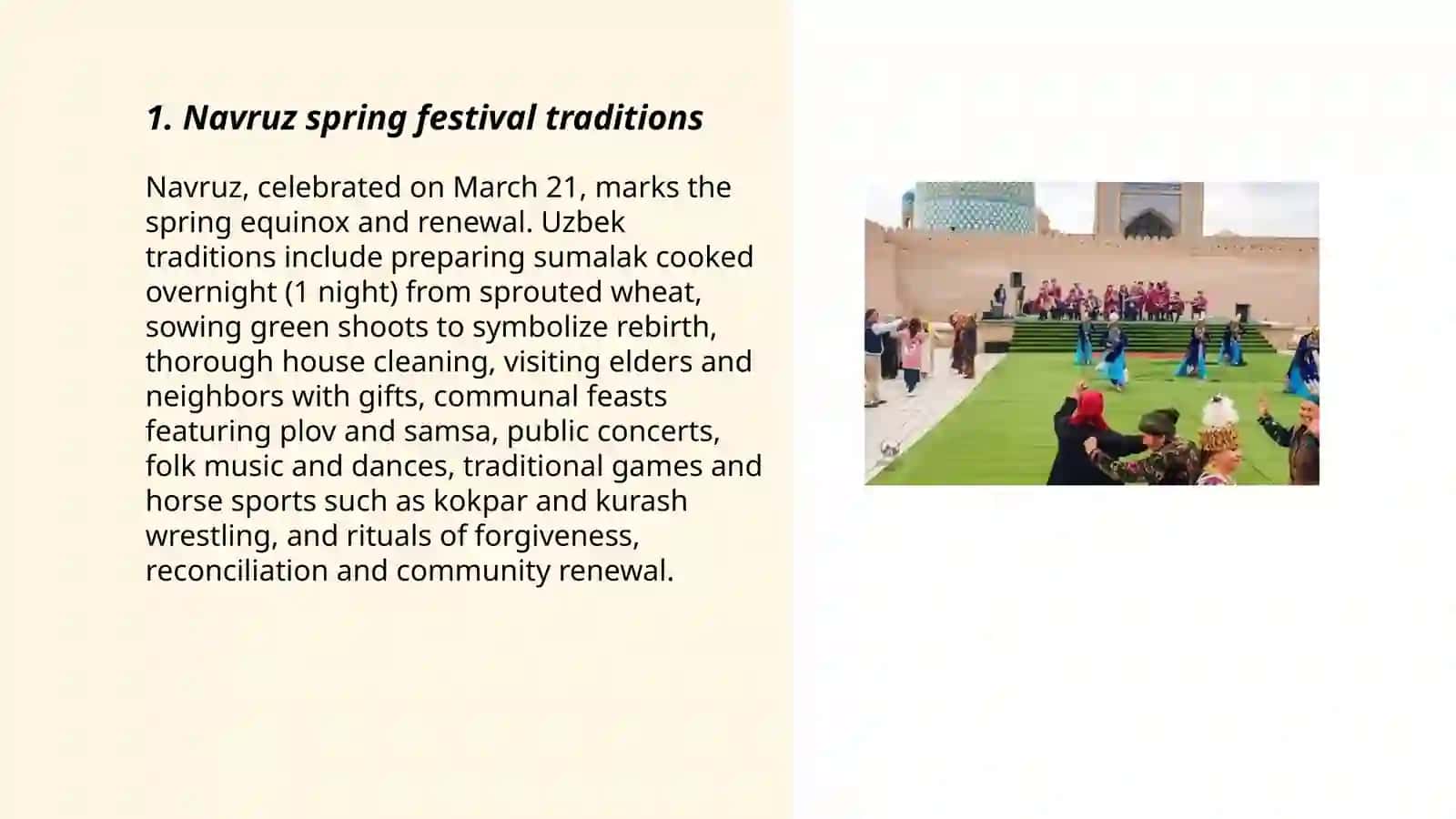 Culture and traditions of uzbekistan 3