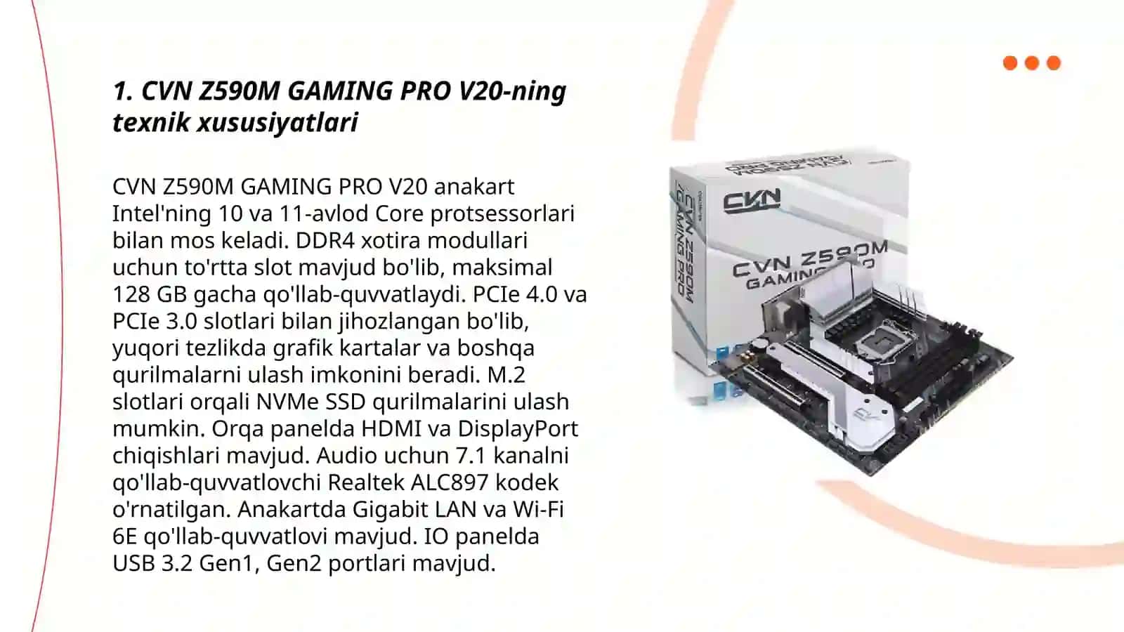 CVN Z590M GAMING PRO V20 3