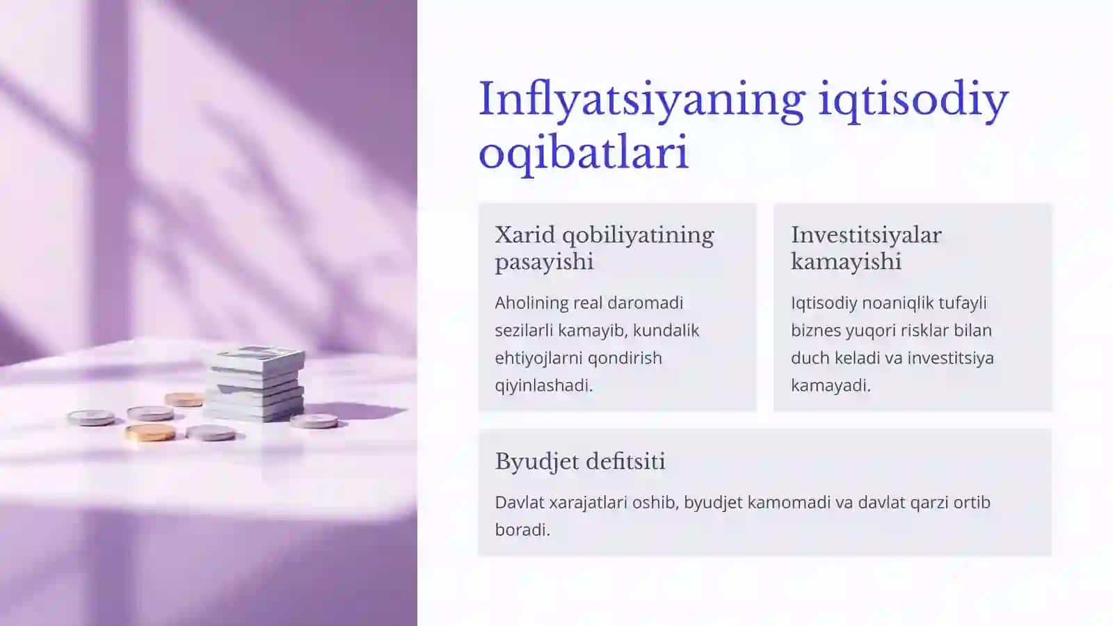 Inflyatsiyaning Ijtimoiy – Iqtisodiy Oqibatlari 3
