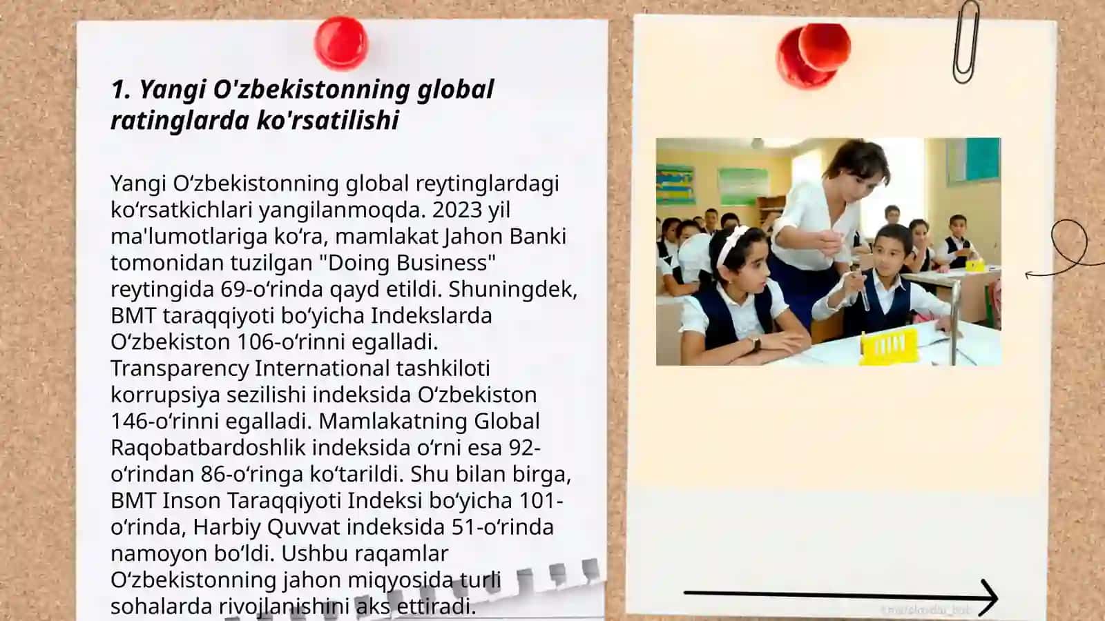 Yangi òzbekiston ijtimoiy-siyosiy iqtisodiy va madaniy holatda ròy berayotgan òzgarishlarning xalqaro renting va indekslarda aks etishi 3