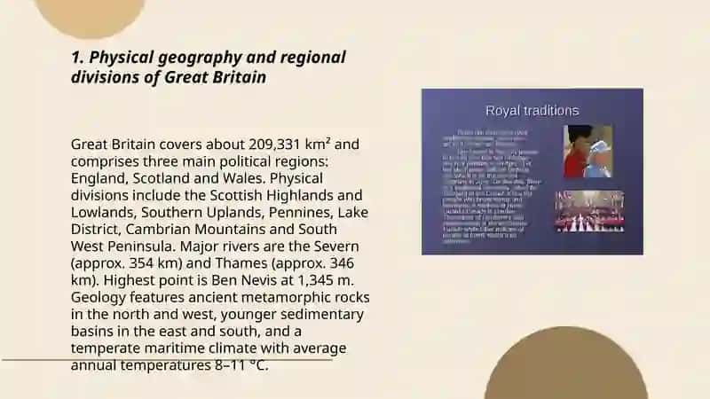 Territory and Population of Great Britain 3
