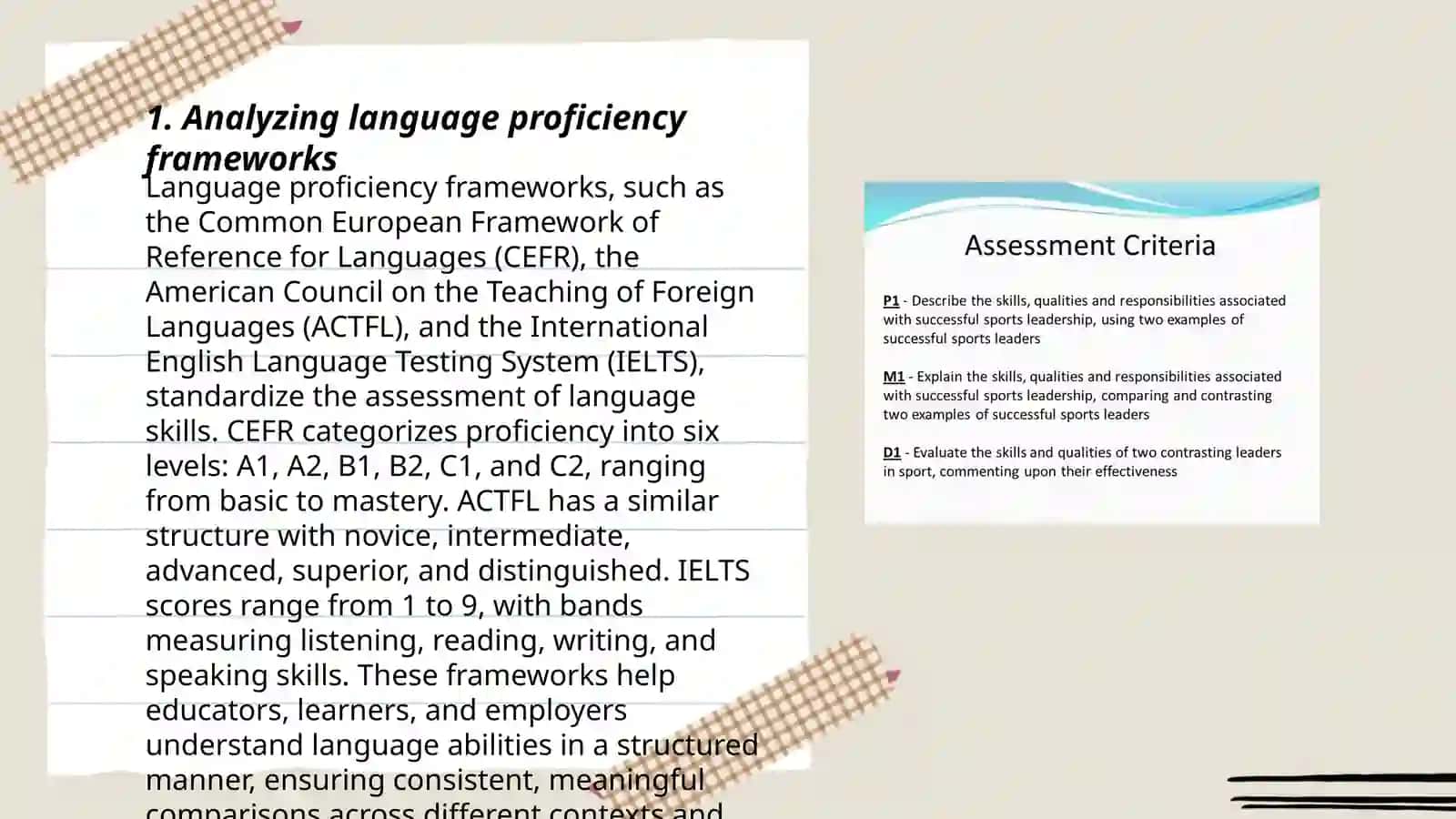 Academic language assessment 3