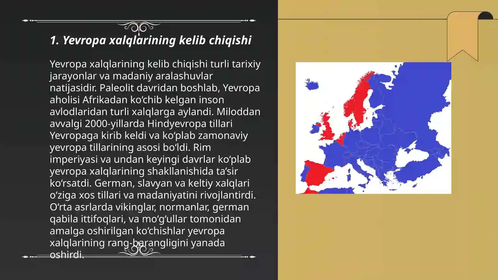 Dunyo xalqlarining etnologik tavsifi:Yevropa xalqlari 3
