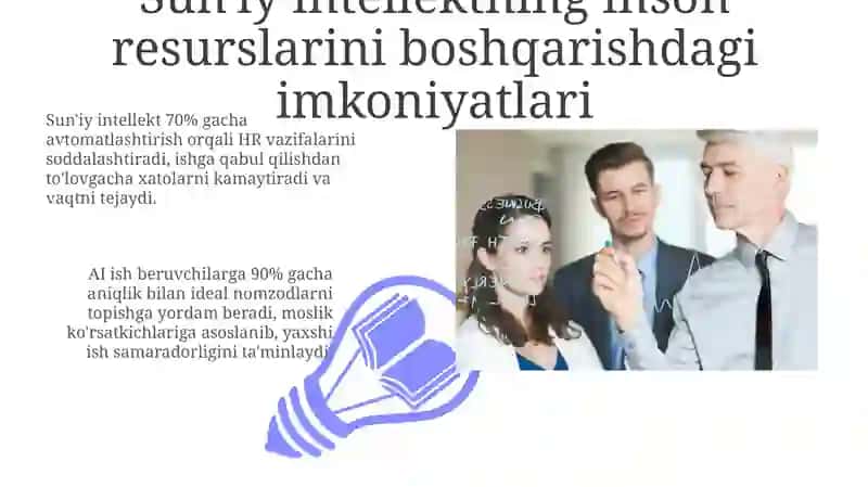 Inson resurslarini boshqarishda sun'iy intellekt imkoniyatlari 3