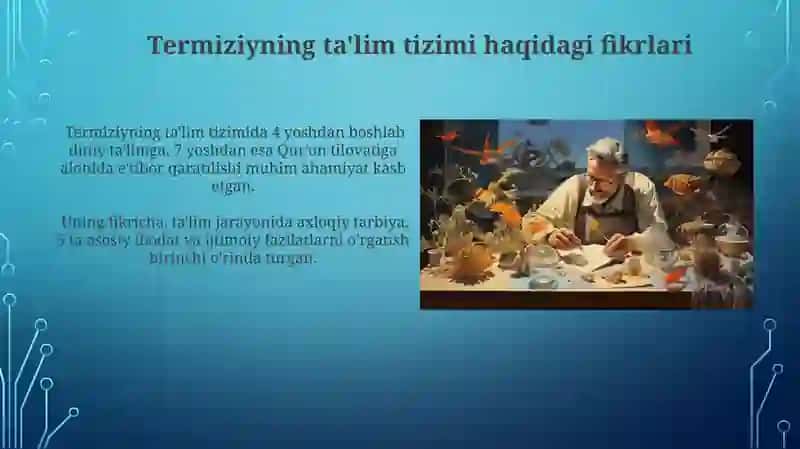 Sharq mutafakkirlari asarlarida ta'lim-tarbiya (Beruniy, Jomiy, Termiziy qarashlari) 3