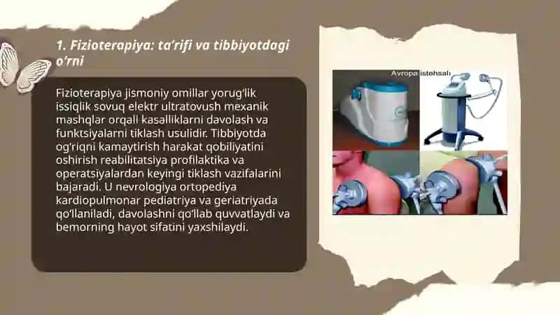 Fizioterapiyaning tibbiyotdagi o'rni 3