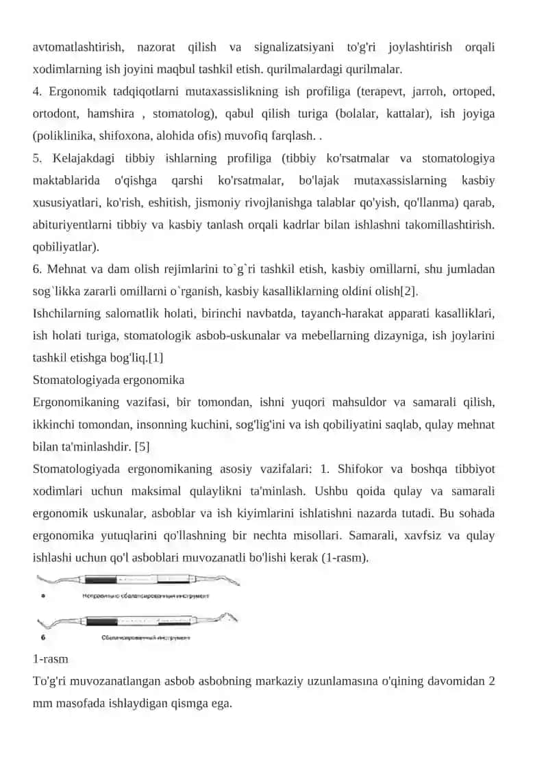 Ergonomika in dentistry 3