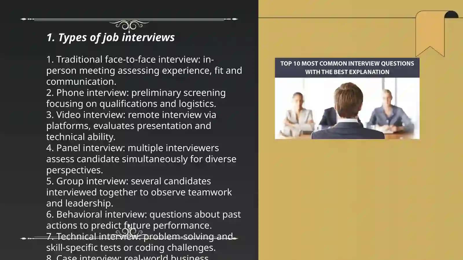 Job Interview Techniques 3