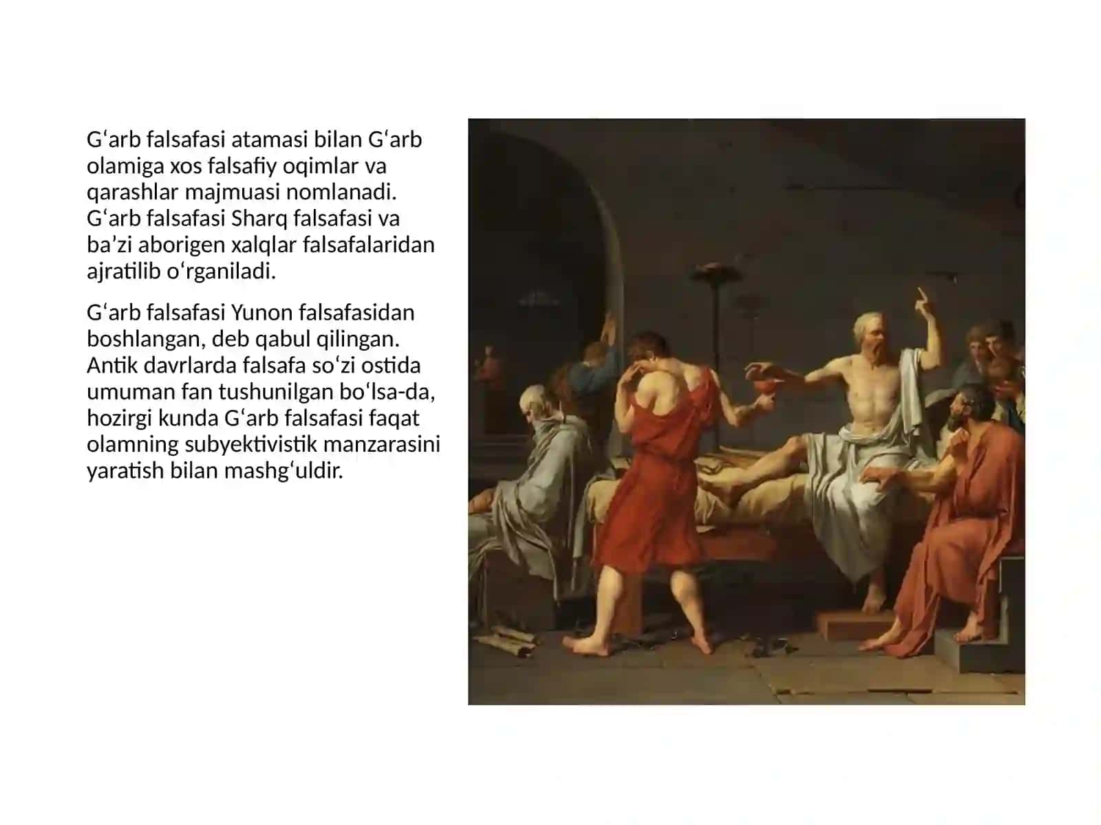 Falsafiy tafakkur taraqqiyoti bosqichlari:Gʻarb falsafasi 3