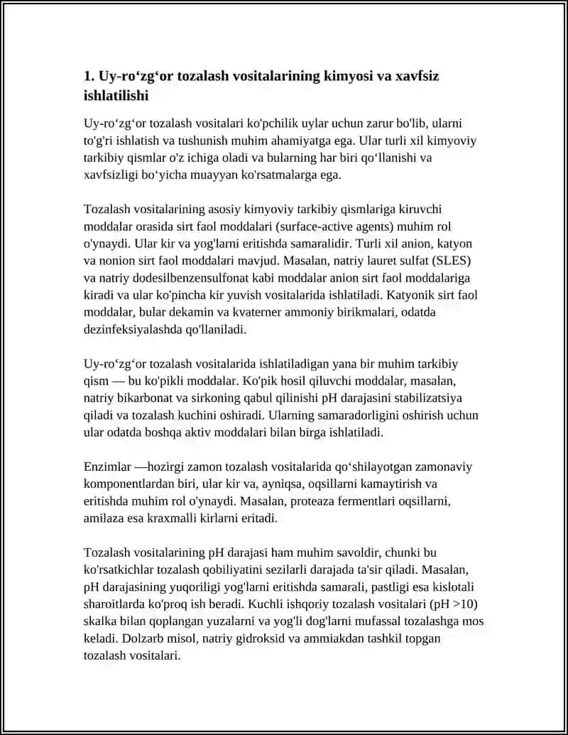 Uy-ro'zg'or tozalash vositalari 3